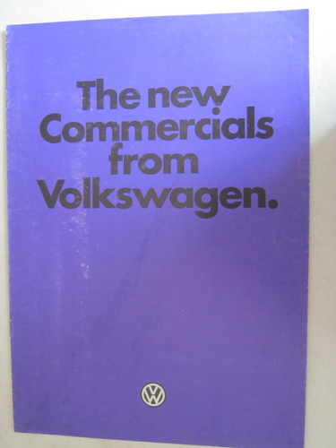 1979 commercials brochure - 1979, vw