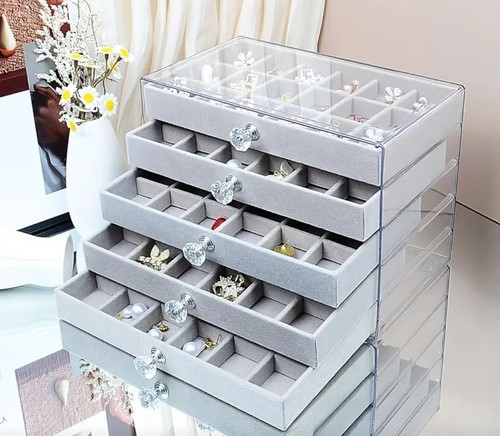 Grey large elegant - grey, jewellery