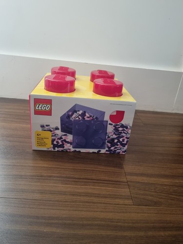 Lego storage brick - lego, red