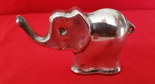 Vintage silver plated elephant - vintage, silver-plated
