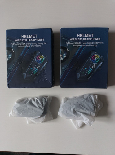 Motorcycle intercom headset - 2x,