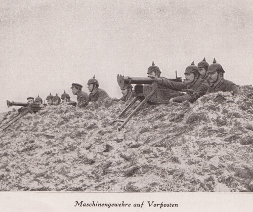 Ww1 german soldiers postcard - ww1,
