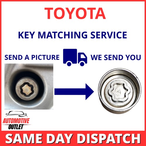 Locking wheel nut key - nut,
