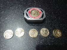 Might Morphin Power Rangers Original Bandai Morpher With Original Coins.