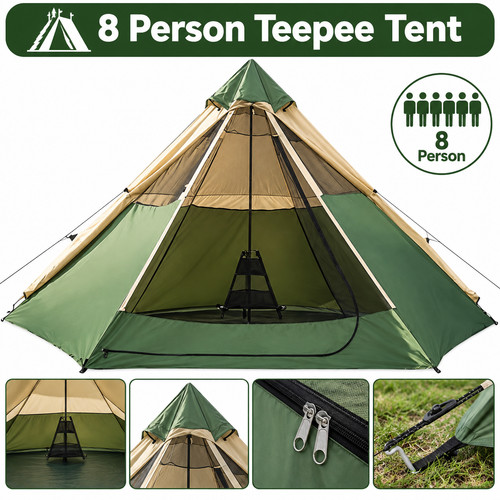 Person teepee tent large - person,