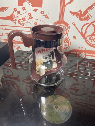 Vintage pyrex glass coffee pot - vintage,