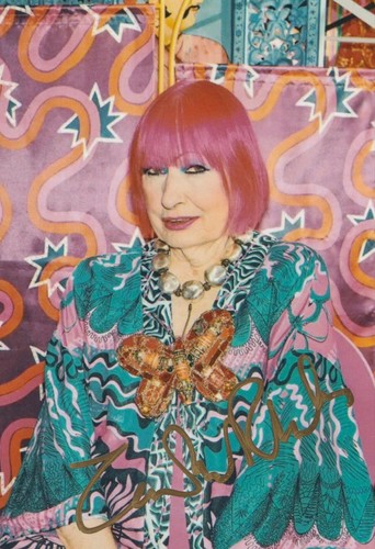 Zandra rhodes hand signed - zandra,