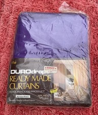 DUROdrape CURTAINS Vintage 70’s Retro Style Purple 66”x72”