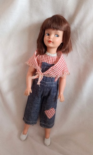 Vintage patch brown hair - brown,