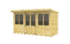 Total Sheds Pent Summer House Various Sizes Available Pressure Treated Tanalised