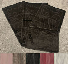 ROMANY GYPSY WASHABLE 4PCS MAT SET, CARAVAN TOURER SIZES 67X120CM CARPET