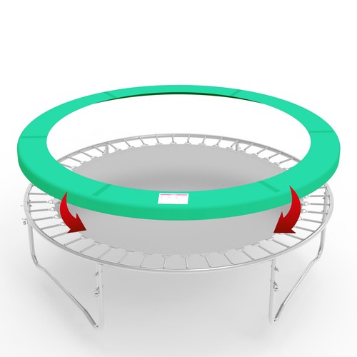 8ft outdoor round trampoline - outdoor,
