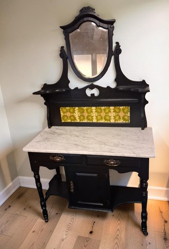Edwardian washstand with - edwardian,