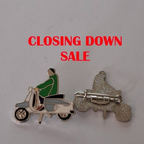 Mod scooter boy - boy, pin