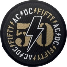 AC/DC - Fifty Years Patch 9cm Dia