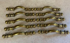 Amerock Carriage House D-246952 VTG Brass Colonial Door Pulls USED LOT OF 10