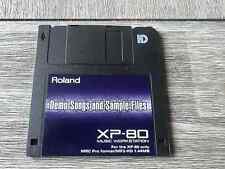 Roland Demo Songs and Sample Files for XP-80 Music Workstation - floppy disk