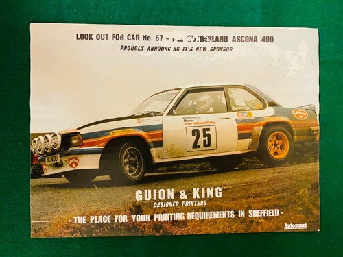 Opel ascona 400 guion king - opel, &