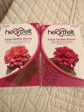 Heartfelt Creations Large Garden Zinnia Stamp and Die Set