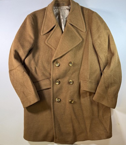 Vintage camel wool coat - vintage,