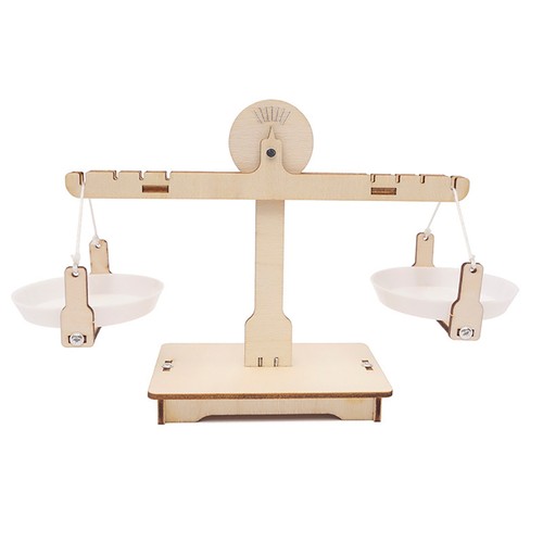 Wooden balance scale kit - balance,