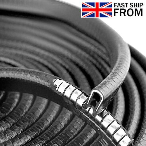 Black car door boot edge - black,