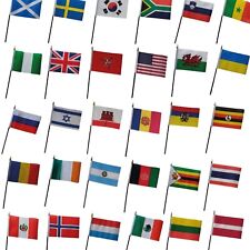 Table Desk Top Flag All Countries No Base Huge Choice FREE UK Delivery!