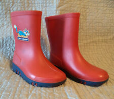 Vintage Dunlop Red With Cat Image Rain Boots Size Toddler Size 6