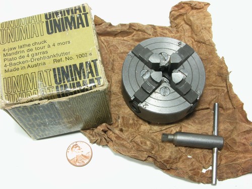 Unimat mini lathe 4 jaw - unimat, 4-jaw