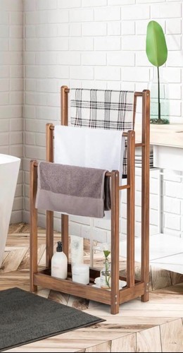 Wooden towel rack free