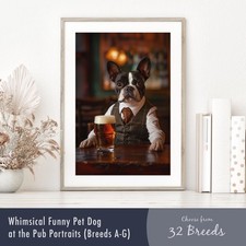 Smartly Dressed Dog at the Pub