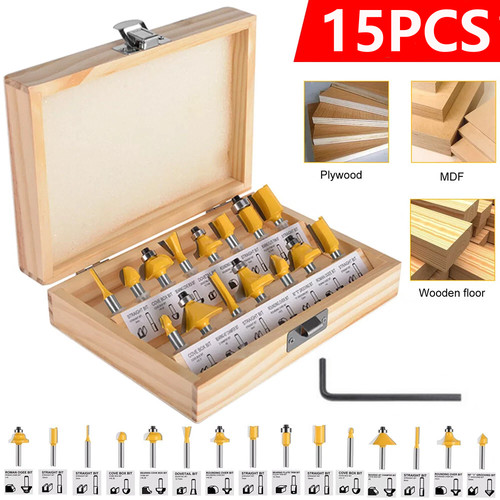 15pcs inch shank carbide - 15pcs,