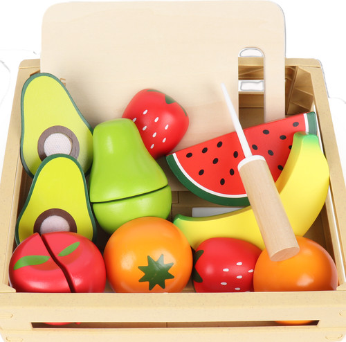 Montessori wooden fruits and - wooden,