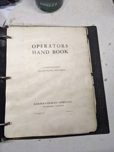 Barber colman operator service - barber,