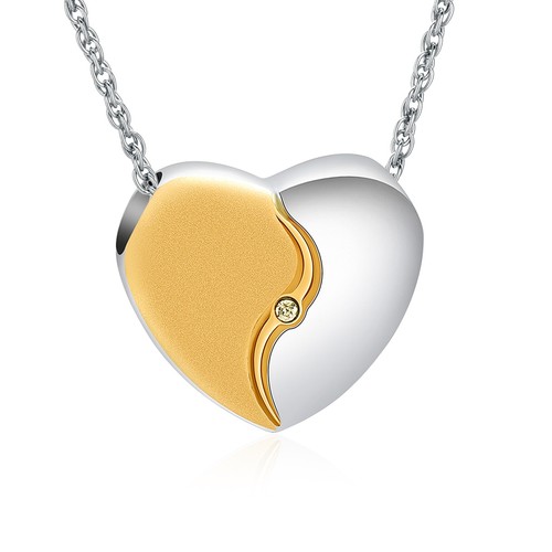 Heart urn keepsake pendant - heart,