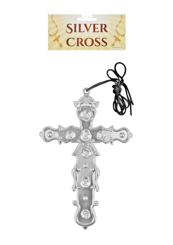 Priest cross necklace - necklace, 16cm