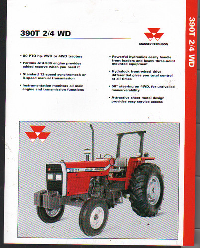 Massey ferguson 390t - ferguson, wd