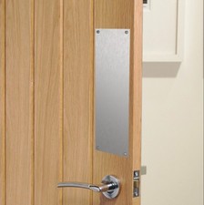 Door Push Plates Brushed