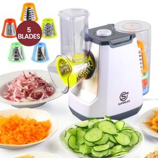 SUPERLEX 5in1 Electric Salad Maker Slicer Grater Dicer Fruit Cheese Veg Chopper