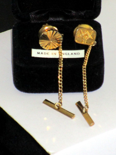 Vintage mens tie tack pins - tie,