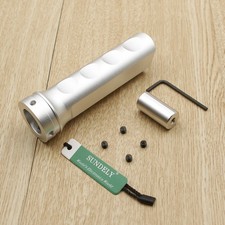 Universal Car Handle Brake Cover Side Handbrake Sleeve Racing Style Silver