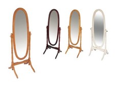 Cheval Mirror In Mahogany White Pine Antique free standing mirrors