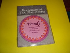 TAX DISC  HOLDER..( MAGNETIC ).......( WENDY )...........