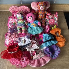Build A Bear Smallfrys Bundle Soft Toy Bears Clothing With Accessories Bed Chair