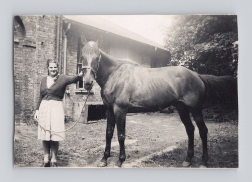 Old photo girl with - old,