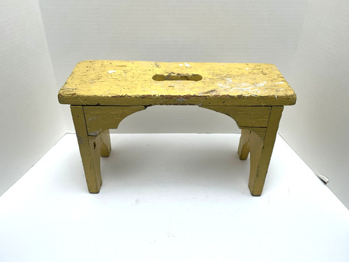 Vintage small wood bench - bench, /