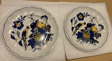 2 x Spode Blue Bird side/salad