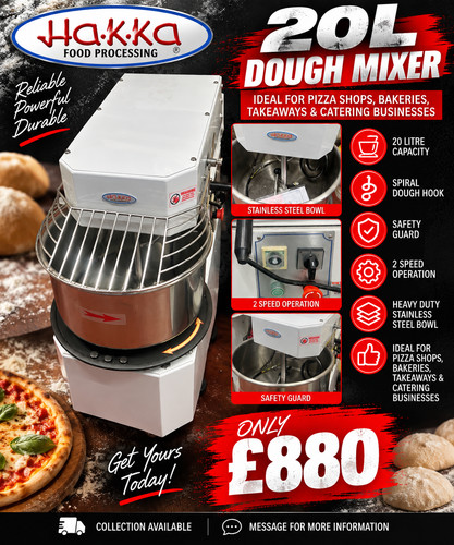 Hakka 20l spiral - 20l, pizza