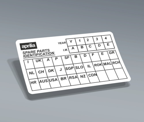 Spare parts sticker aprilia - sticker,