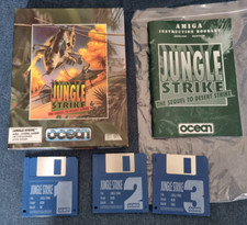 Commodore Amiga 1200 Game Jungle Strike Boxed with Manual Untested